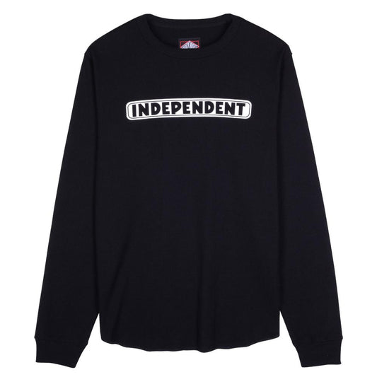 M ADULT Independent L/S T-Shirt Bar Logo Thermal