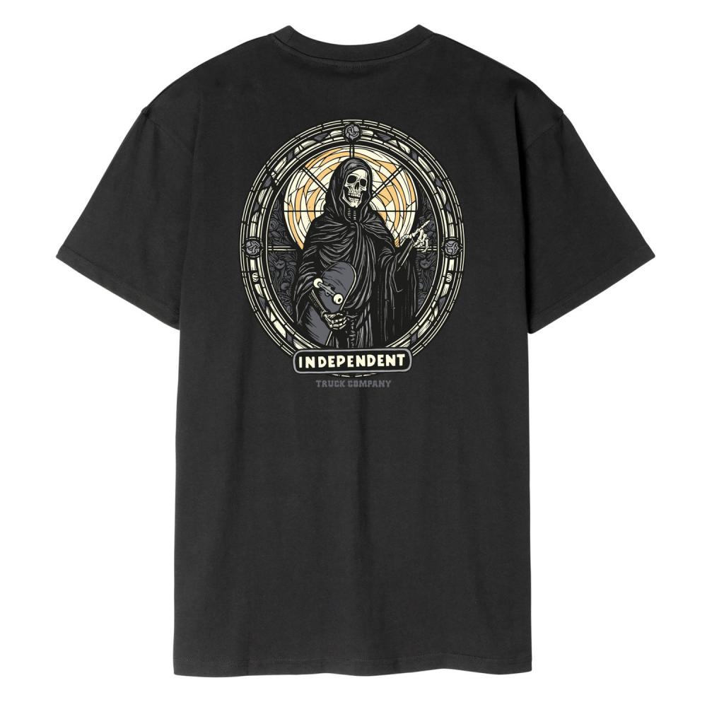 S ADULT Independent T-Shirt ITC Stained