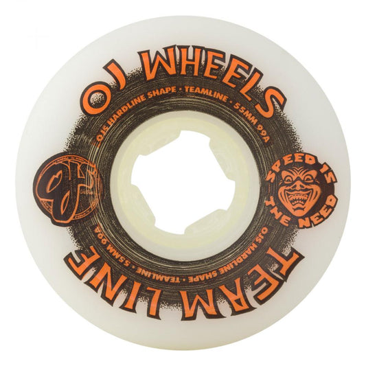 55 MM OJ Wheels Team Line Hardline 99a