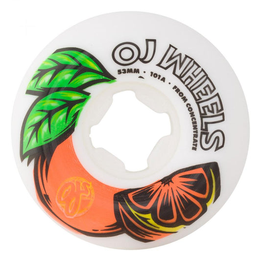 53 MM OJ Wheels From Concentrate Hardline 101a