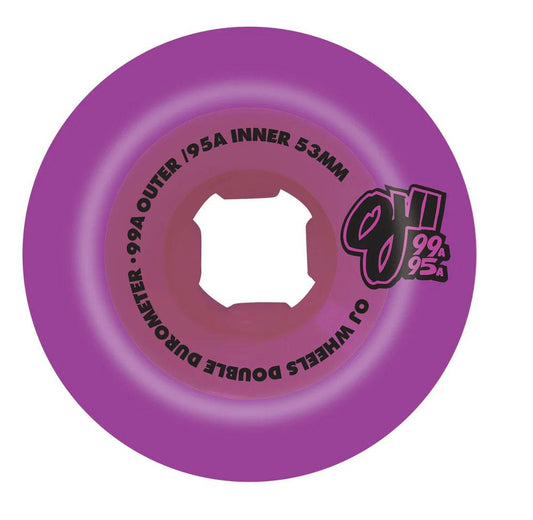53 MM OJ Double Duro Wheels Double Duro 99a/95a