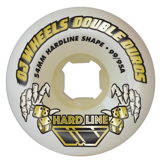 54 MM OJ Double Duro Wheels Hardline 99a/95a