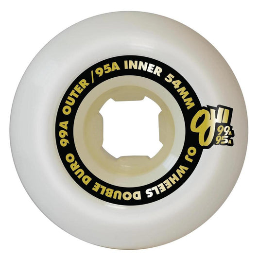 54 MM OJ Double Duro Wheels Hardline 99a/95a
