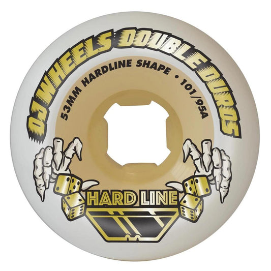 53 MM OJ Double Duro Wheels Hardline 101a/95a