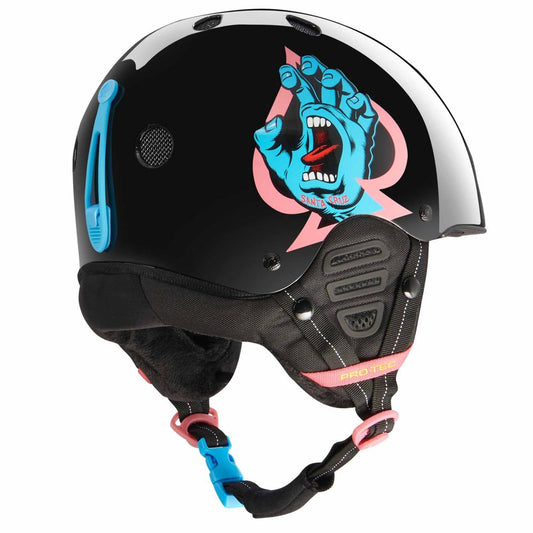 S/M ADULT Pro-Tec Helmet Low Pro Snow Santa Cruz