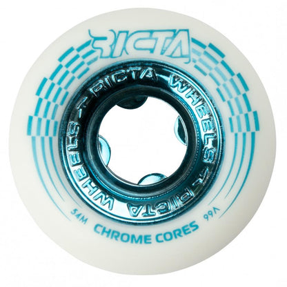 54 MM Ricta Wheels Chrome Core 99a