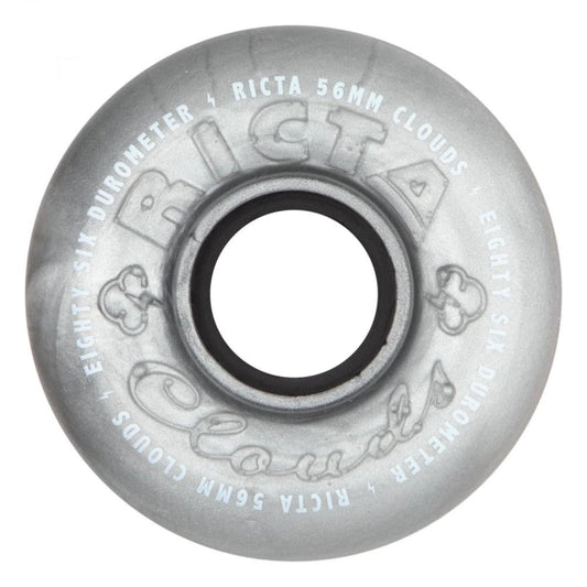 56 MM Ricta Wheels 56mm Clouds Metallic Silver