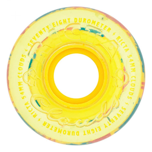 54 MM Ricta Wheels 54mm Clear Splatter Clouds
