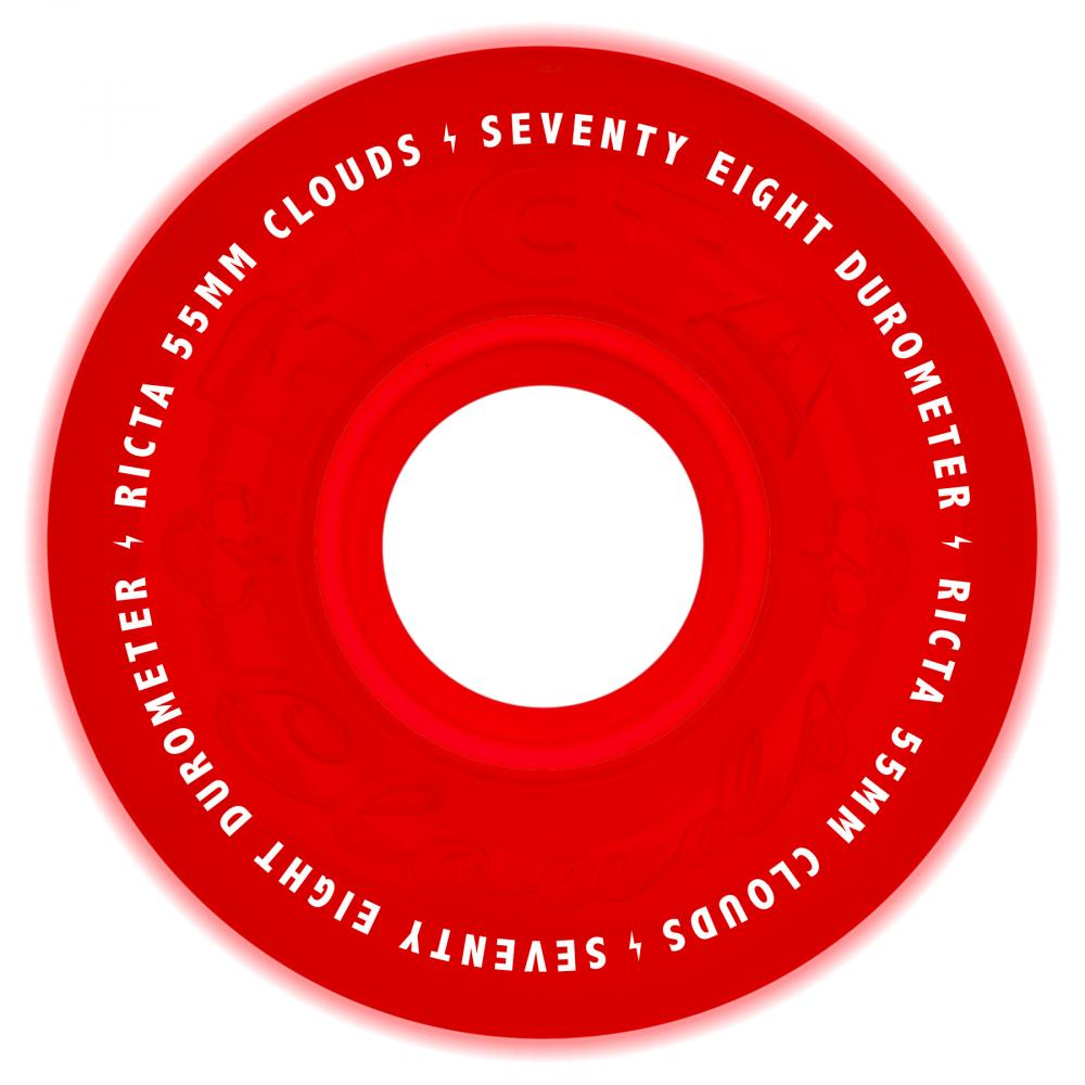 55 MM Ricta Wheels Clouds GITD 78a