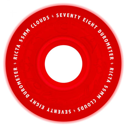55 MM Ricta Wheels Clouds GITD 78a