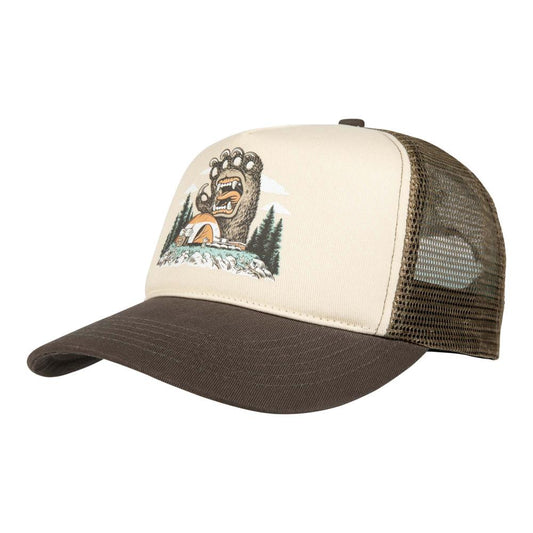 O/S ADULT Santa Cruz Cap Screaming Grizzly Meshback