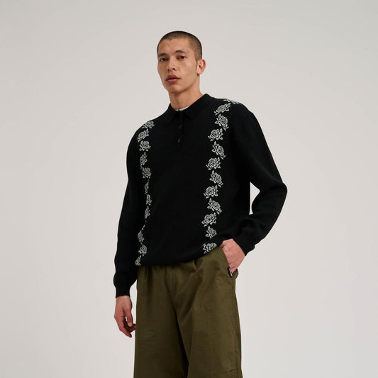S ADULT Santa Cruz Knit Crew Donnie Polo Knit Crew