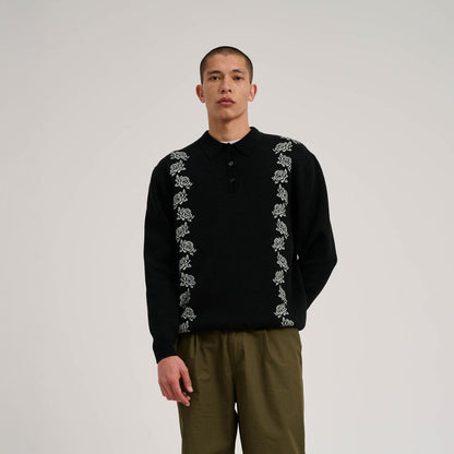 S ADULT Santa Cruz Knit Crew Donnie Polo Knit Crew