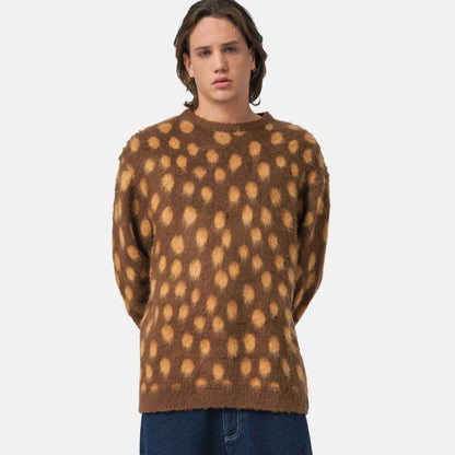 L ADULT Santa Cruz Knit Crew Jaguar Knit Crew