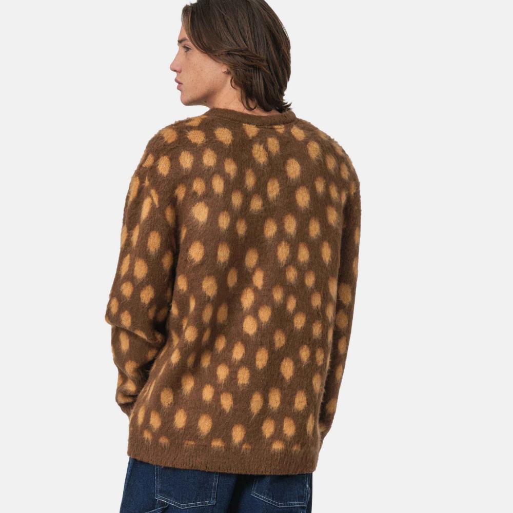 L ADULT Santa Cruz Knit Crew Jaguar Knit Crew