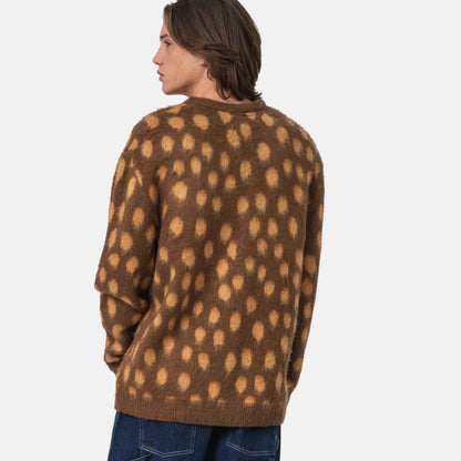 L ADULT Santa Cruz Knit Crew Jaguar Knit Crew