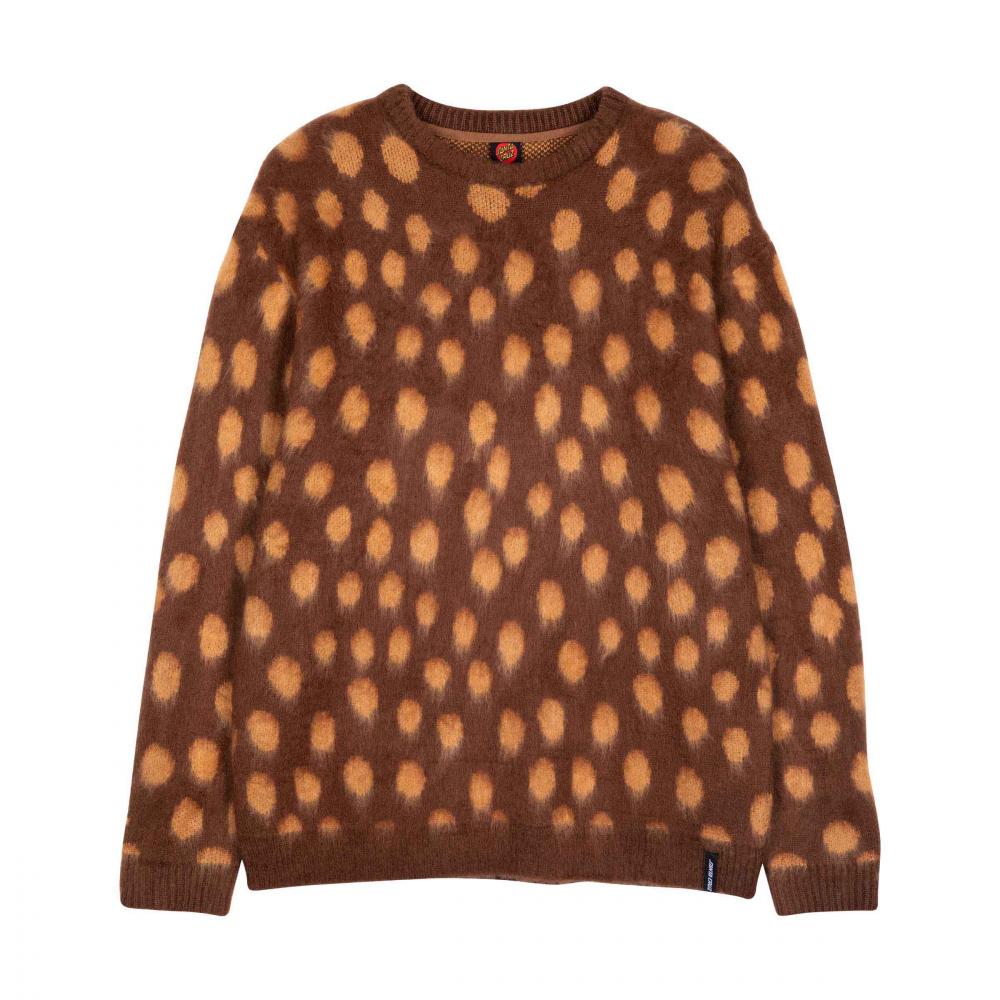 XL ADULT Santa Cruz Knit Crew Jaguar Knit Crew