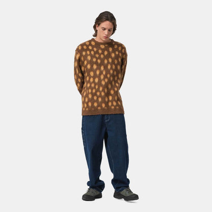 XL ADULT Santa Cruz Knit Crew Jaguar Knit Crew