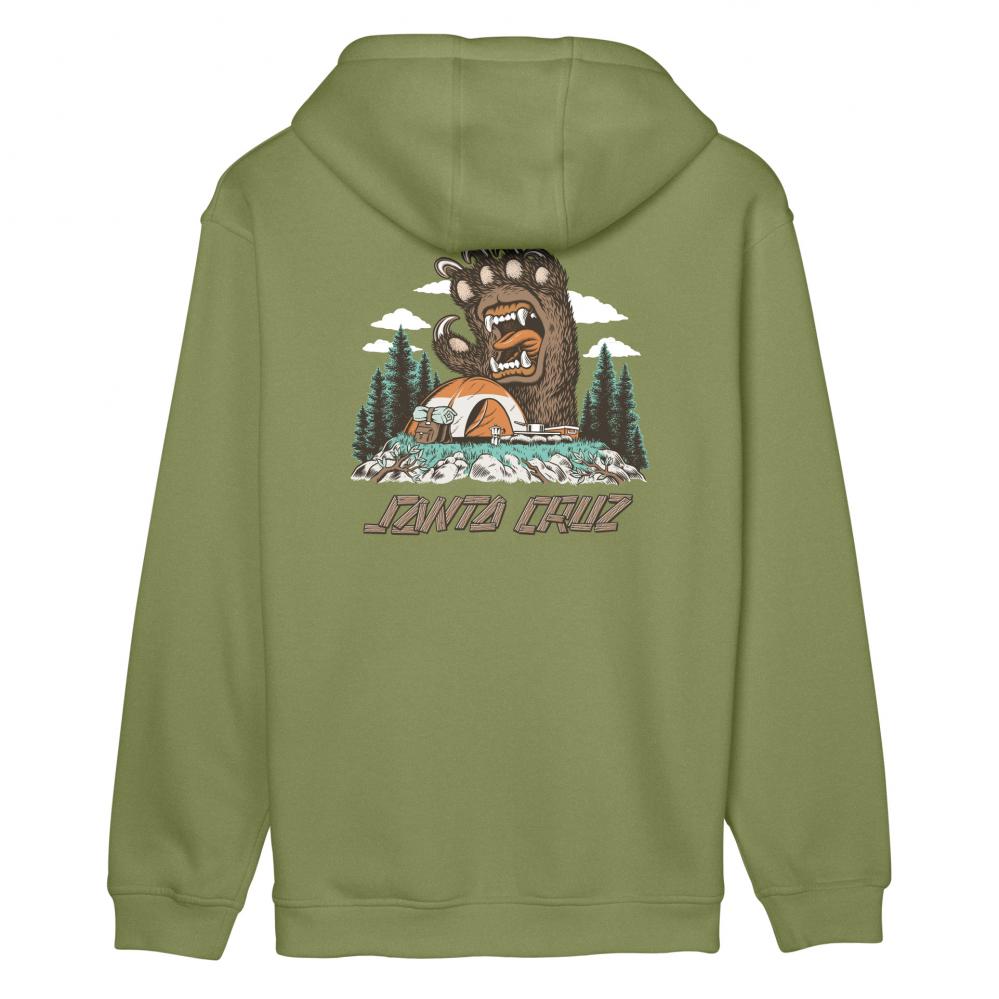 S ADULT Santa Cruz Hood Screaming Grizzly Hood