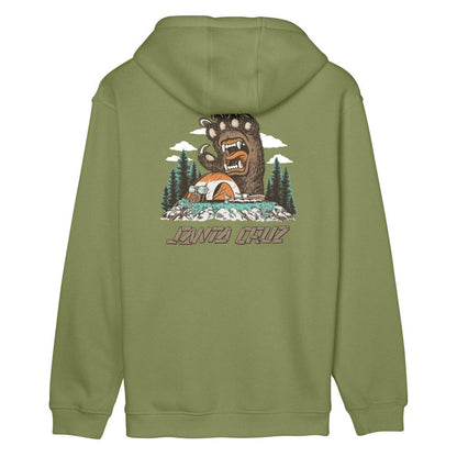 M ADULT Santa Cruz Hood Screaming Grizzly Hood
