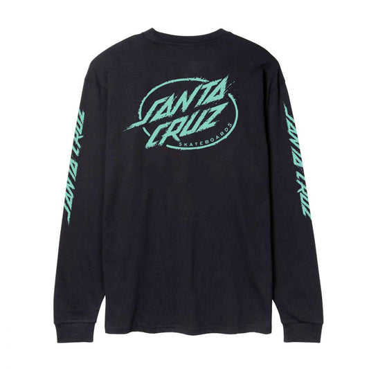 S ADULT Santa Cruz Longsleeve T-Shirt Cyber Dot LS T-Shirt
