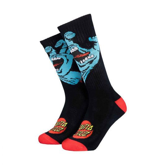 8‑11 ADULT Santa Cruz Socks Screaming Hand Sock