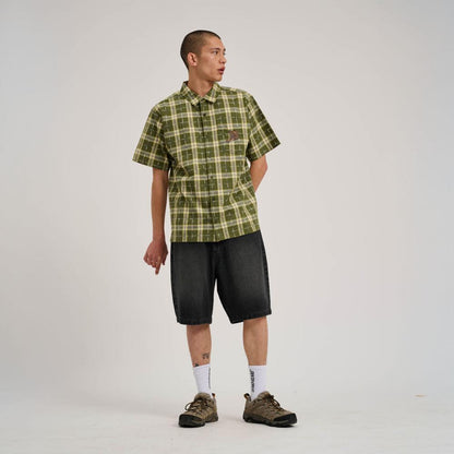 M ADULT Santa Cruz Shirt Braun Great Outdoors SS Shirt