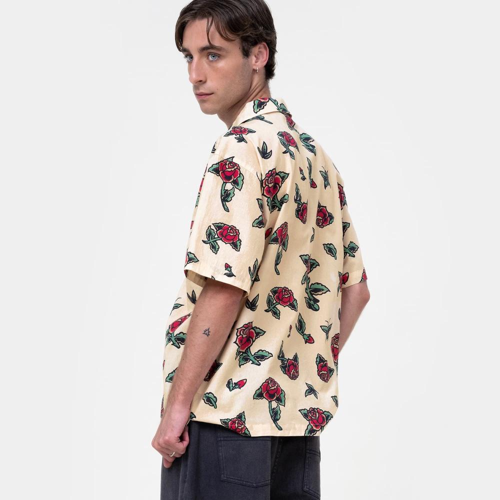 M ADULT Santa Cruz Shirt Flash Roses Shirt