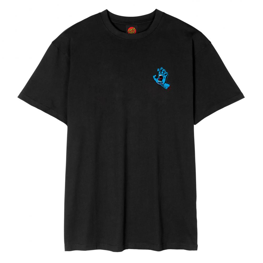 S ADULT Santa Cruz T-Shirt Screaming Hand Chest T-Shirt