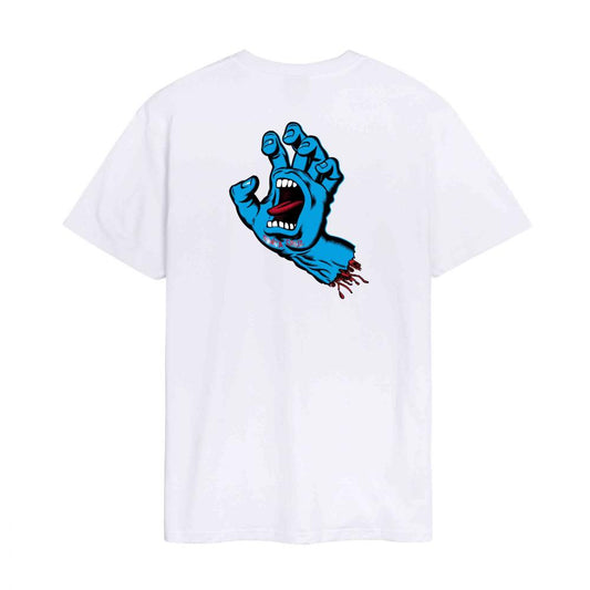 S ADULT Santa Cruz T-Shirt Screaming Hand Chest T-Shirt