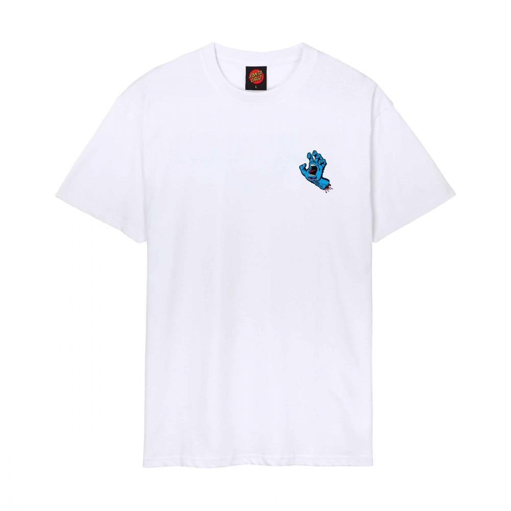 S ADULT Santa Cruz T-Shirt Screaming Hand Chest T-Shirt