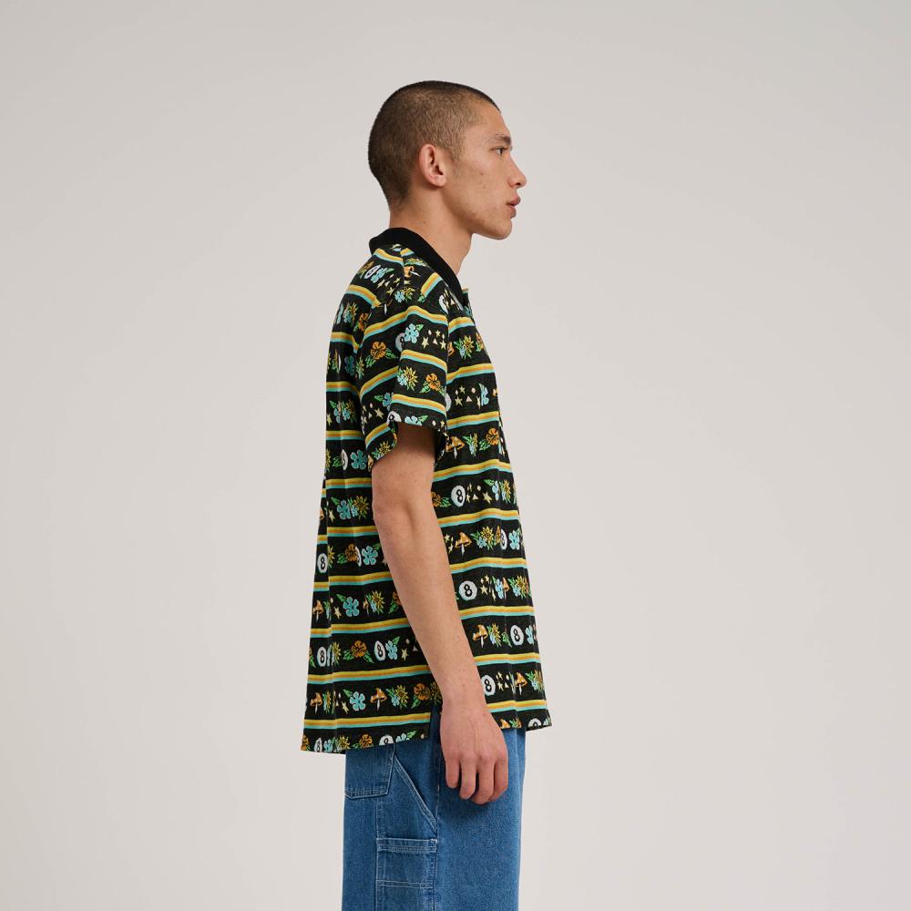 XL ADULT Santa Cruz Top Winkowski Trip Stripe Polo