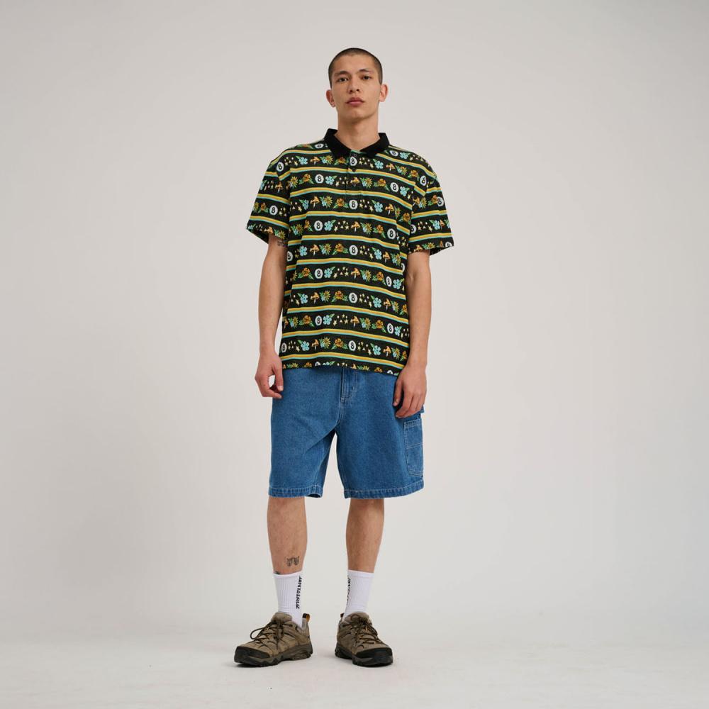 XL ADULT Santa Cruz Top Winkowski Trip Stripe Polo