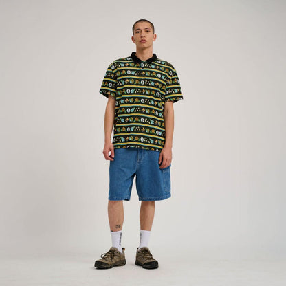 XL ADULT Santa Cruz Top Winkowski Trip Stripe Polo