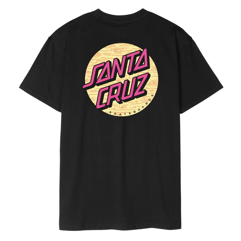 S ADULT Santa Cruz T-Shirt Wagon Dot Chest T-Shirt