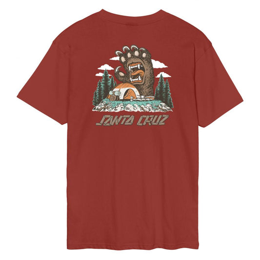 S ADULT Santa Cruz T-Shirt Screaming Grizzly T-Shirt