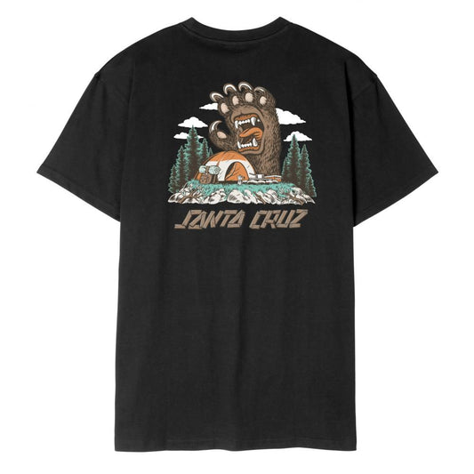 S ADULT Santa Cruz T-Shirt Screaming Grizzly T-Shirt