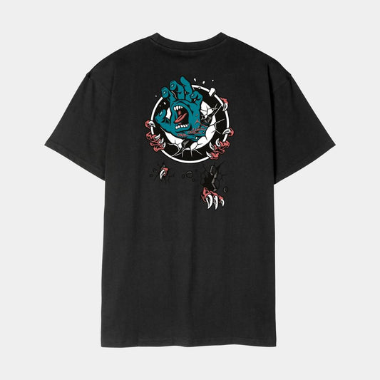 S ADULT Santa Cruz T-Shirt Roskopp Screaming Target