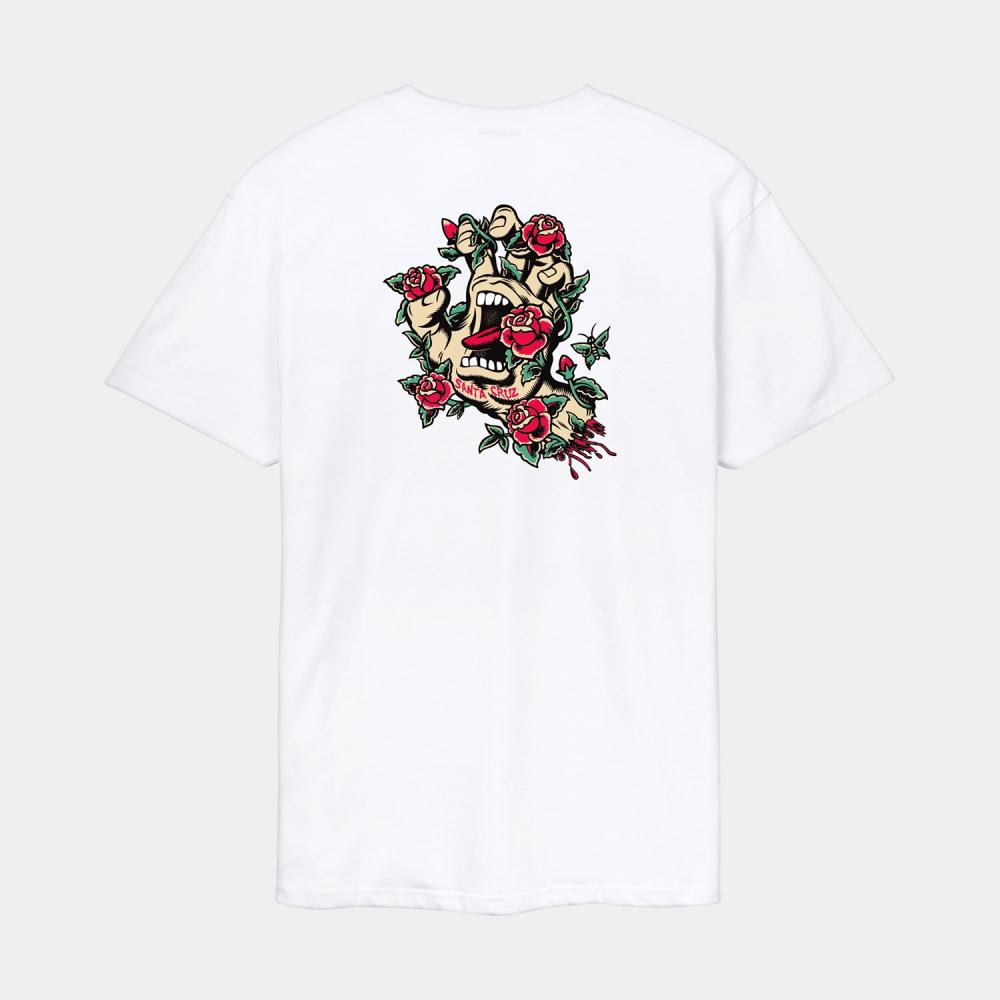 M ADULT Santa Cruz T-Shirt Screaming Rose Flash T-Shirt