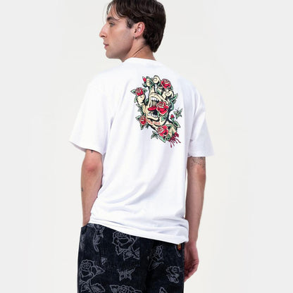 M ADULT Santa Cruz T-Shirt Screaming Rose Flash T-Shirt