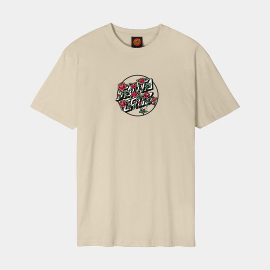 L ADULT Santa Cruz T-Shirt Flash Stacked Dot Front Tee
