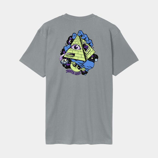 S ADULT Santa Cruz T-Shirt Knibbs Invasion Hand Strip