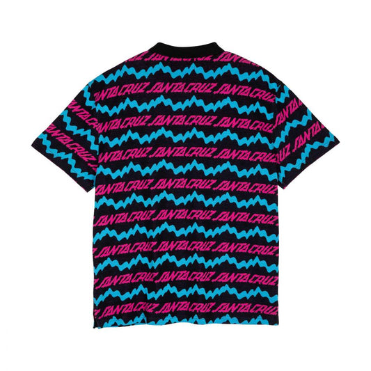L ADULT Santa Cruz Shortsleeve Polo Slime Drip Polo