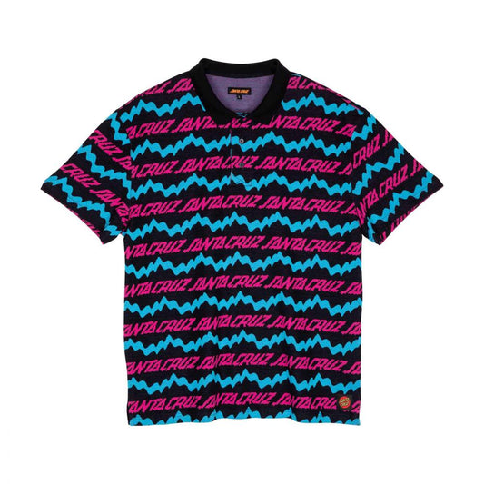 L ADULT Santa Cruz Shortsleeve Polo Slime Drip Polo