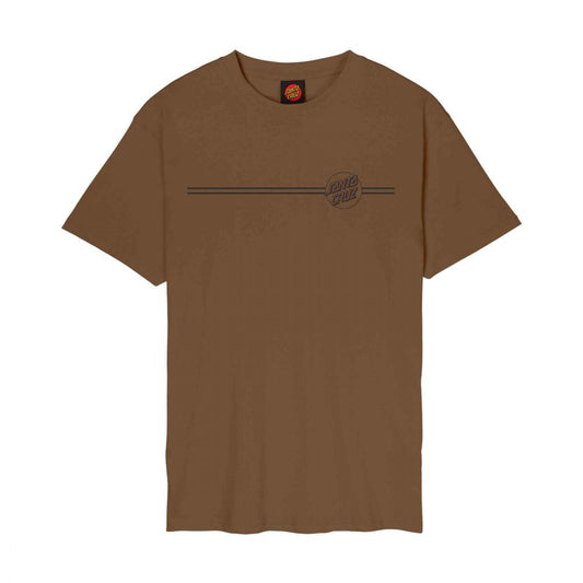 L ADULT Santa Cruz T-Shirt Tonal Opus Dot Stripe T-Shirt