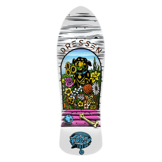 9.5IN Santa Cruz Deck Reissue Dressen Pup
