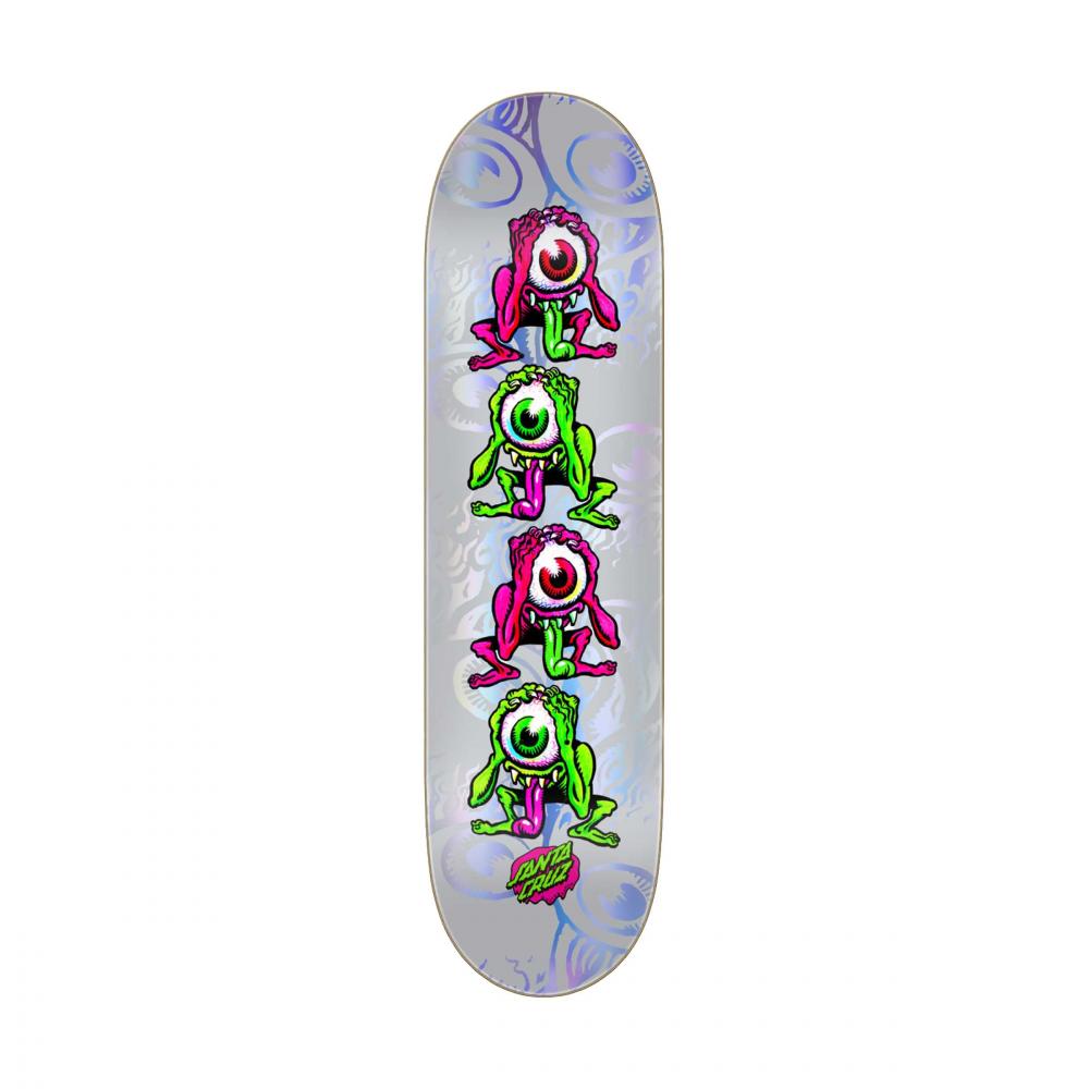 8IN Santa Cruz Team Deck Eyegore Prismatic FeelBase