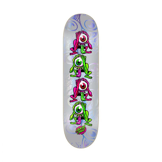 8IN Santa Cruz Team Deck Eyegore Prismatic FeelBase