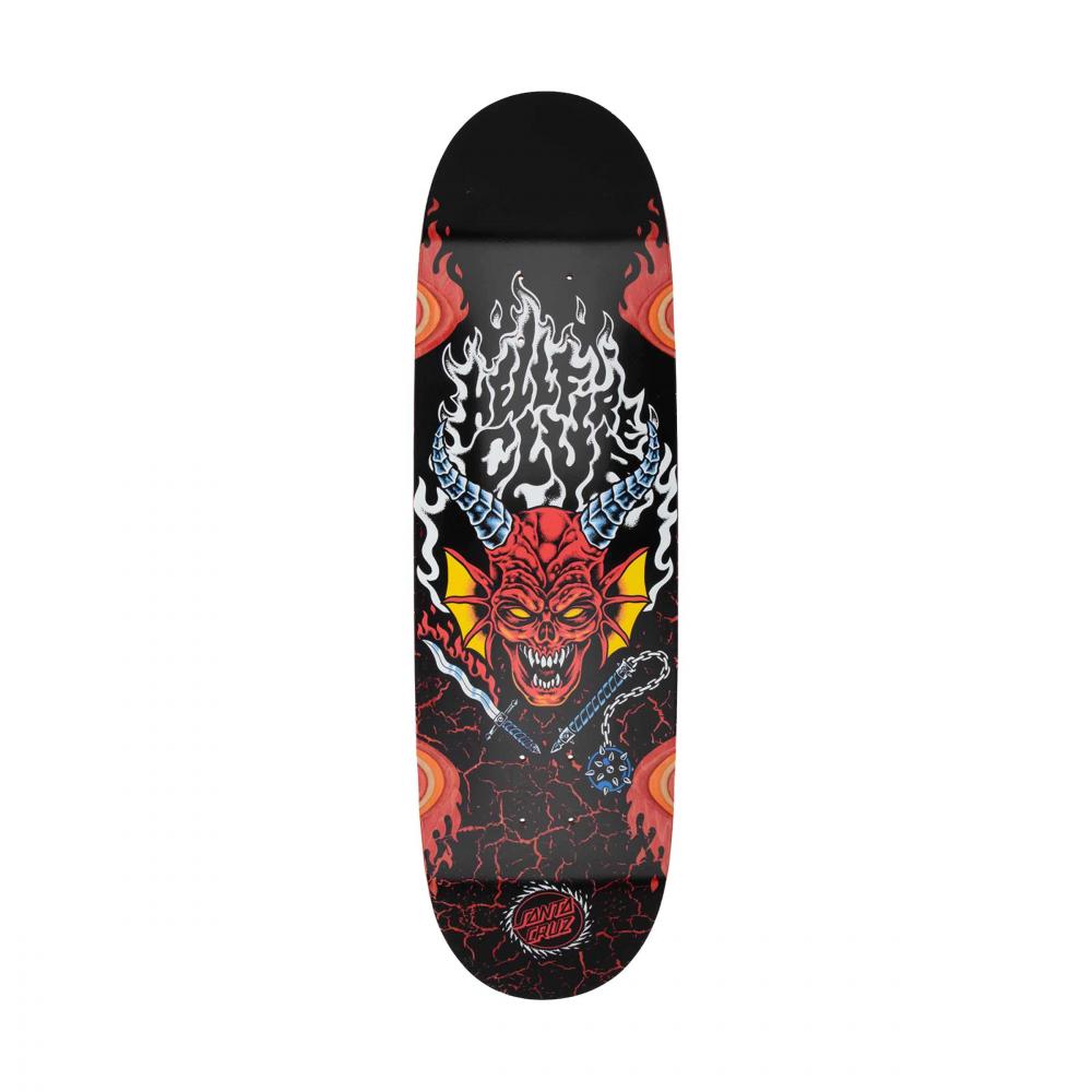 9IN Santa Cruz ST Deck Stranger Things Hellfire Flame