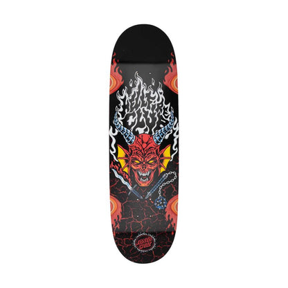 9IN Santa Cruz ST Deck Stranger Things Hellfire Flame